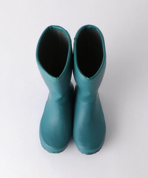 green label relaxing（グリーンレーベルリラクシング）の「GLR フレキシブルレインブーツ 17cm-23cm（レインシューズ・キッズ・ターコイズブルー/グレー・21cm/20cm/22cm/17cm/18cm/23cm/19cm）」の9枚目の写真