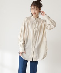 N.（N. Natural Beauty Basic） | ◆フロントタブチュニックシャツ(シャツ/ブラウス)