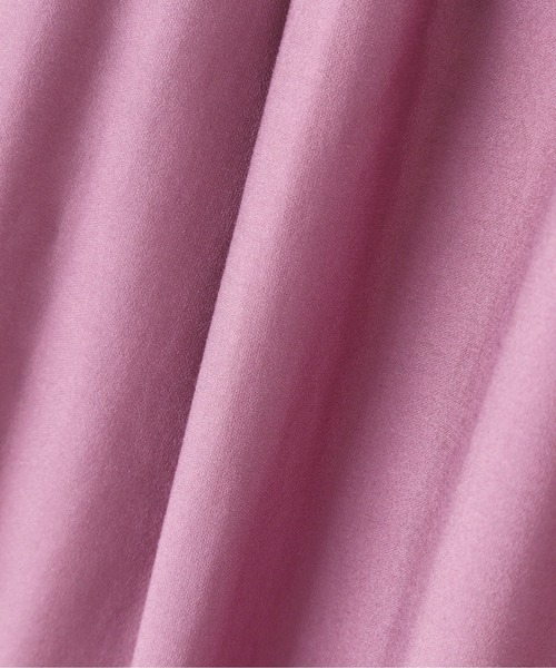 N.（N. Natural Beauty Basic）（エヌエヌナチュラルビューティーベーシック）の「◆フロントタブチュニックシャツ（シャツ/ブラウス・レディース・オフホワイト/グレー/パープル・MEDIUM）」の19枚目の写真