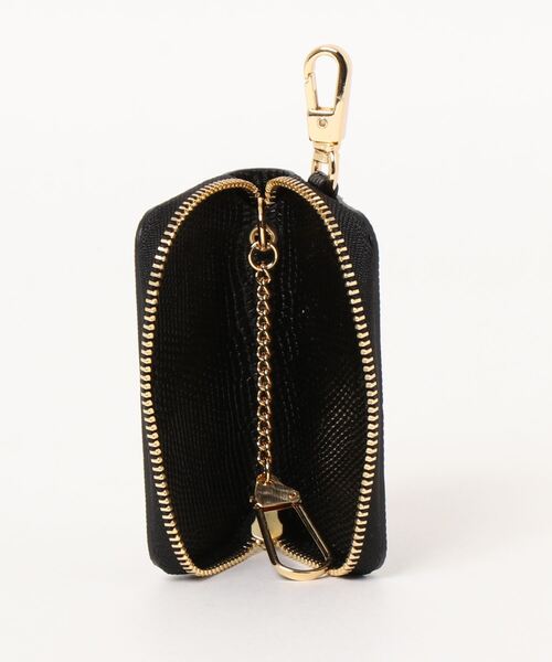 VIOLAd'ORO（ヴィオラドーロ）の「【VIOLAd’ ORO / ヴィオラドーロ 】リザード調・牛革キーケース　V1383（キーケース/キーアクセサリー・レディース・アイボリー/ブラック/ブルーグレー/アッシュブラウン/グリーン/フレッシュイエロー/ラベンダー/オレンジ/グレイッシュベージュ/ライトグリーン/ダークグレー・FREE）」の14枚目の写真