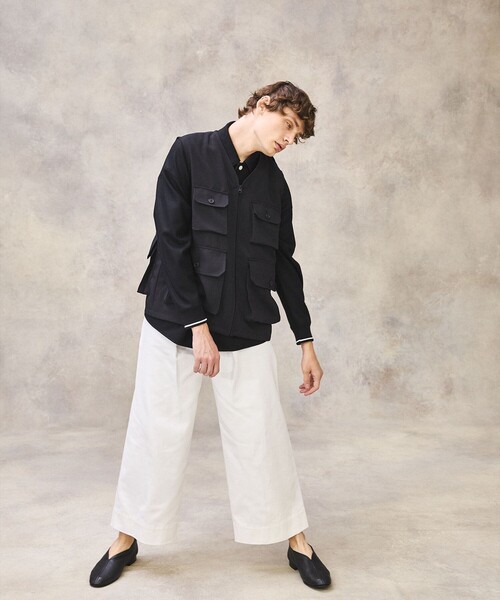 PUBLIC TOKYO（パブリックトウキョウ）の「ポリカルゼベスト（ベスト・メンズ・ブラック/ベージュ・1/2）」の14枚目の写真