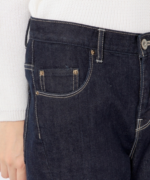 Another Edition（アナザーエディション）の「【展開店舗限定】テーパード5ポケットパンツ/ae TPD 5POC PT（デニムパンツ・レディース・ネイビー/コバルトブルー・MEDIUM/SMALL/LARGE）」の18枚目の写真