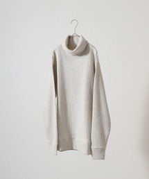JEMORGAN ビッグワッフルタートルネックTee