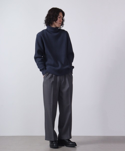 JEMORGAN ビッグワッフルタートルネックTee（ニット/セーター