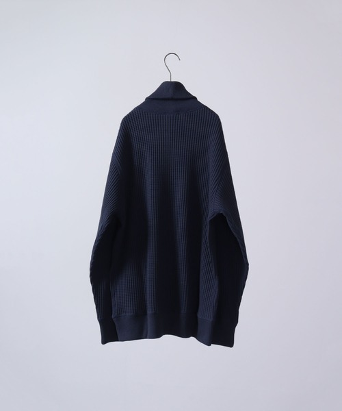 JEMORGAN(ジェーイーモーガン)の「JEMORGAN ビッグワッフルタートルネックTee(ニット/セーター・レディース・杢グレー/ベージュ/ブラック/オフホワイト/ネイビー/チャコール/カーキ/モカ/オートミール・L/M/XL/S)」の16枚目の写真