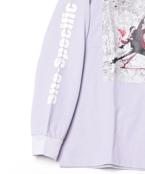 Kare/ME（カーミー）の「Kare/ME（カーミー）別注バスケット ロングスリーブT（Tシャツ/カットソー・メンズ・ホワイト/ブラック・MEDIUM/LARGE/SMALL）」の4枚目の写真