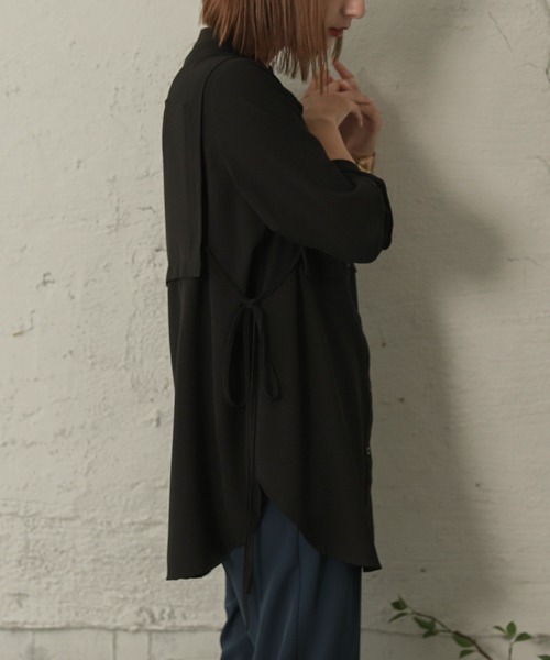 La-gemme(ラジェム)の「レイヤードブラウス(シャツ/ブラウス・レディース・ブラック/ブラウン/ベージュ/ホワイト/グリーン・フリー)」の21枚目の写真