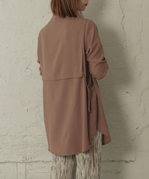 La-gemme(ラジェム)の「レイヤードブラウス(シャツ/ブラウス・レディース・ブラック/ブラウン/ベージュ/ホワイト/グリーン・フリー)」の19枚目の写真