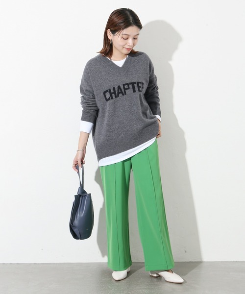 JOURNAL STANDARD（ジャーナルスタンダード）の「フロントJQロゴプルオーバー◆（ニット/セーター・レディース・ボルドー/ブラック/グレー・FREE）」の20枚目の写真