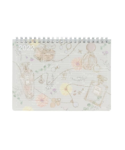 マークス 手帳 22 スケジュール帳 9月始まり 月間ブロック S ノートブックカレンダー フラワーパフューム 手帳 メモ帳 Mark S マークス のファッション通販 Zozotown