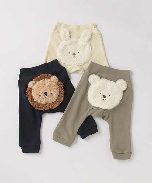 petit main（プティマイン）の「【抗菌防臭】おしりアニマルストレッチパンツ（その他パンツ・キッズ・キナリ/ネイビー/モカ・80ｃｍ/70cm）」の12枚目の写真