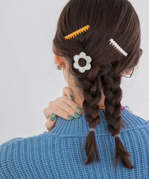 Me%（ミィパーセント）の「スカラップヘアコーム（その他ヘアアクセサリー・レディース・ホワイト/イエロー/グリーン・FREE）」の8枚目の写真