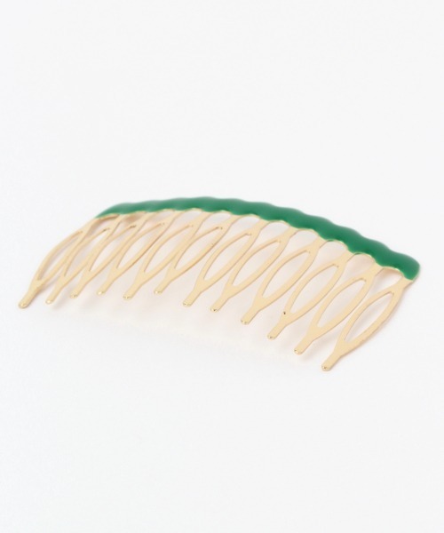 Me%（ミィパーセント）の「スカラップヘアコーム（その他ヘアアクセサリー・レディース・ホワイト/イエロー/グリーン・FREE）」の11枚目の写真