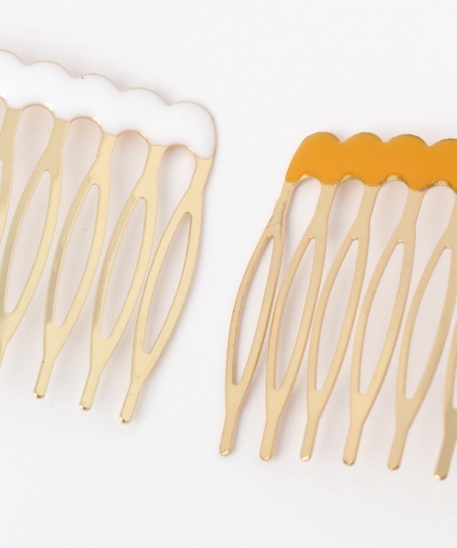 Me%（ミィパーセント）の「スカラップヘアコーム（その他ヘアアクセサリー・レディース・ホワイト/イエロー/グリーン・FREE）」の14枚目の写真