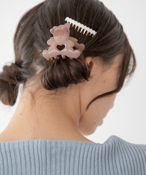 Me%（ミィパーセント）の「スカラップヘアコーム（その他ヘアアクセサリー・レディース・ホワイト/イエロー/グリーン・FREE）」の6枚目の写真