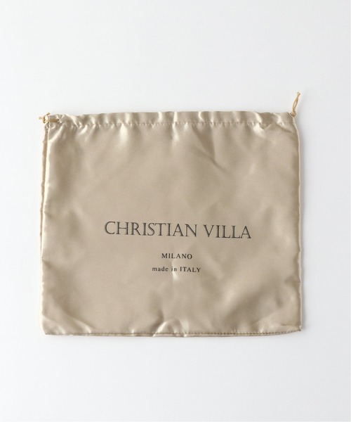 CHRISTIAN VILLA（クリスチャンヴィラ）の「CHRISTIAN VILLA チェーンハンドルミニBAG（ショルダーバッグ・レディース・ブラック/アイボリー・FREE）」の4枚目の写真