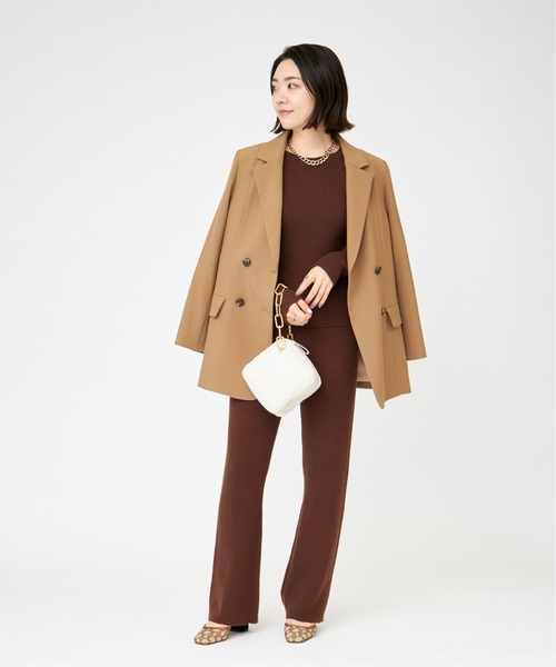 CHRISTIAN VILLA（クリスチャンヴィラ）の「CHRISTIAN VILLA チェーンハンドルミニBAG（ショルダーバッグ・レディース・ブラック/アイボリー・FREE）」の21枚目の写真