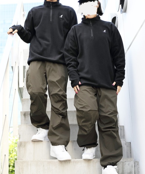 KANGOL(カンゴール)の「【別注】KANGOL×8(eight) コラボ ハーフジップスウェット フリース(スウェット・メンズ・ブラック/ベージュ・X-LARGE/MEDIUM/LARGE)」の18枚目の写真
