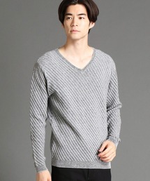 HIDEAWAYS NICOLE | バイアスジャカードニット(ニット/セーター)