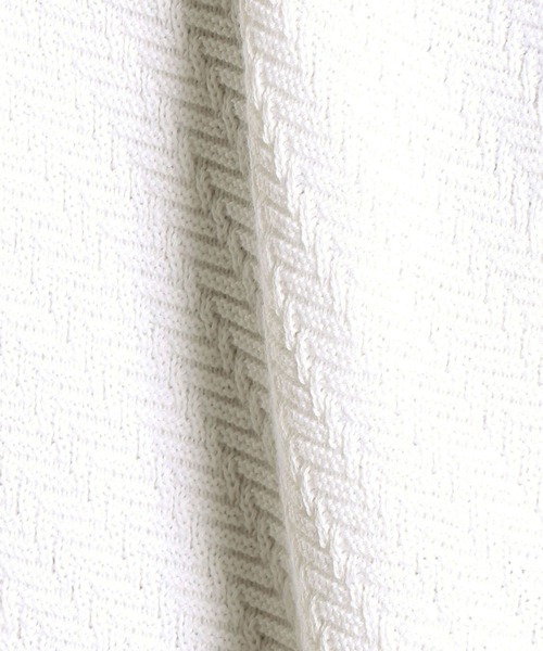 HIDEAWAYS NICOLE（ハイダウェイニコル）の「バイアスジャカードニット（ニット/セーター・メンズ・ホワイト×ホワイト/ネイビー系/ホワイト×ブラック/ブラック×グレー/レッド系その他・MEDIUM/X-LARGE/LARGE）」の14枚目の写真