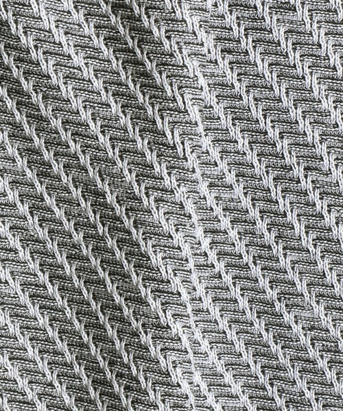 HIDEAWAYS NICOLE（ハイダウェイニコル）の「バイアスジャカードニット（ニット/セーター・メンズ・ホワイト×ホワイト/ネイビー系/ホワイト×ブラック/ブラック×グレー/レッド系その他・MEDIUM/X-LARGE/LARGE）」の10枚目の写真