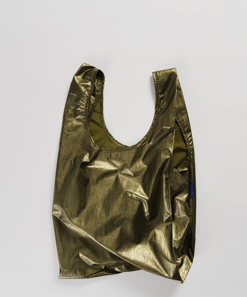 BAGGU(バグー)の「STANDARD BAGGU 410.メタリック ブラス(エコバッグ/サブバッグ・レディース・アンティークゴールド・FREE)」の2枚目の写真