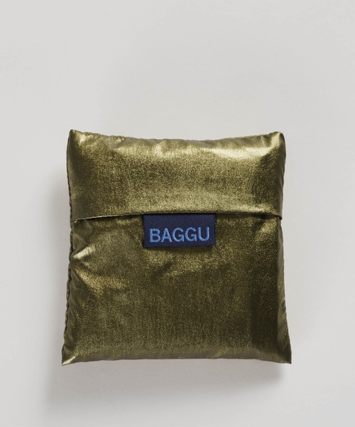 BAGGU(バグー)の「STANDARD BAGGU 410.メタリック ブラス(エコバッグ/サブバッグ・レディース・アンティークゴールド・FREE)」の5枚目の写真