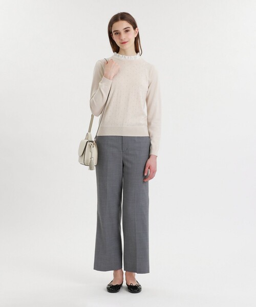 MACKINTOSH PHILOSOPHY（ﾏｯｷﾝﾄｯｼｭ ﾌｨﾛｿﾌｨｰ）の「ミニフラップバッグ（トートバッグ・レディース・オフホワイト/イエロー・FREE）」の7枚目の写真