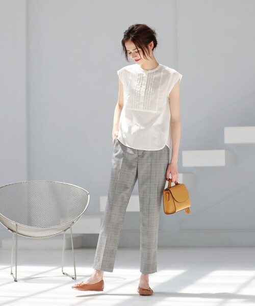 MACKINTOSH PHILOSOPHY（ﾏｯｷﾝﾄｯｼｭ ﾌｨﾛｿﾌｨｰ）の「ミニフラップバッグ（トートバッグ・レディース・オフホワイト/イエロー・FREE）」の9枚目の写真