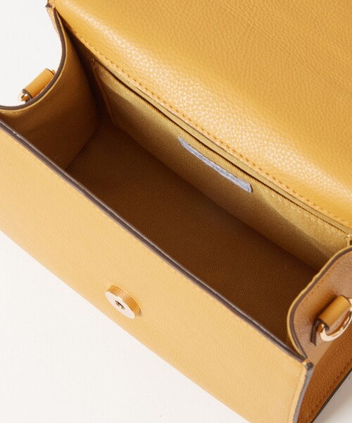 MACKINTOSH PHILOSOPHY（ﾏｯｷﾝﾄｯｼｭ ﾌｨﾛｿﾌｨｰ）の「ミニフラップバッグ（トートバッグ・レディース・オフホワイト/イエロー・FREE）」の14枚目の写真