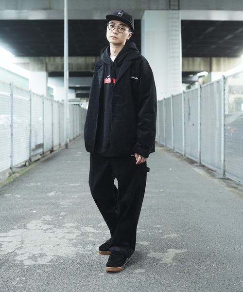 Mark Gonzales(マーク・ゴンザレス)の「Mark Gonzales / マークゴンザレス 別注 コラボ コーデュロイ ペインターパンツ(その他パンツ・メンズ・ブラック/グレイッシュベージュ/ブラウン/ベージュ/ネイビー・MEDIUM/LARGE)」の18枚目の写真
