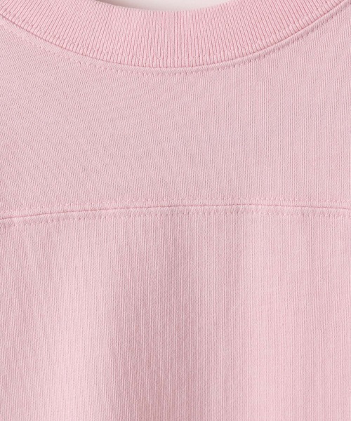 JEANASIS（ジーナシス）の「【KIDS】フットボールキリカエBIGロンT/254775（Tシャツ/カットソー・キッズ・ホワイト/ブラック/ピンク・120/140）」の13枚目の写真