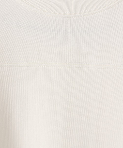 JEANASIS（ジーナシス）の「【KIDS】フットボールキリカエBIGロンT/254775（Tシャツ/カットソー・キッズ・ホワイト/ブラック/ピンク・120/140）」の5枚目の写真