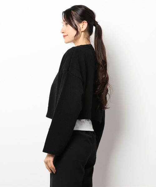 Lui's（ルイス）の「ショートカーディガン（カーディガン/ボレロ・レディース・ブラック/ブラウン/グリーン/ブルー・FREE）」の5枚目の写真