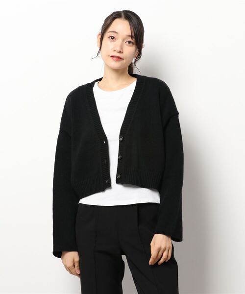 Lui's（ルイス）の「ショートカーディガン（カーディガン/ボレロ・レディース・ブラック/ブラウン/グリーン/ブルー・FREE）」の11枚目の写真