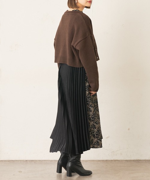 Lui's（ルイス）の「ショートカーディガン（カーディガン/ボレロ・レディース・ブラック/ブラウン/グリーン/ブルー・FREE）」の17枚目の写真