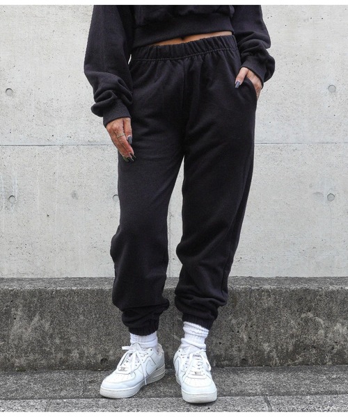 ANAP（アナップ）の「【オンライン限定アイテム】裏毛ジョガーパンツ（スウェットパンツ・レディース・ブラック/ブラウン/カーキ/オレンジ/グレイッシュベージュ・FREE）」の22枚目の写真