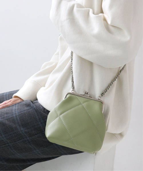 MOHI（モヒ）の「【MOHI/モヒ】 チェーンバッグ◆（ショルダーバッグ・レディース・ナチュラル/ブラック/グリーン・FREE）」の3枚目の写真