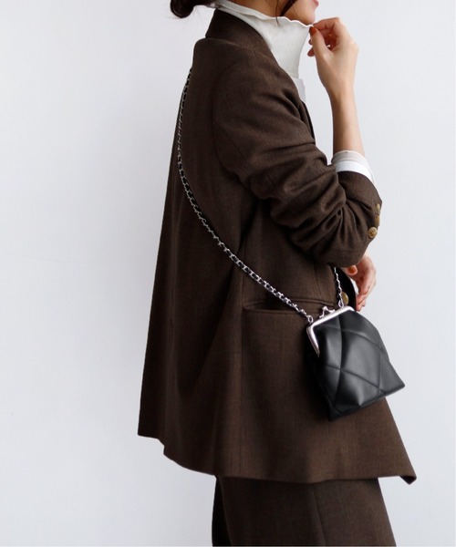 MOHI（モヒ）の「【MOHI/モヒ】 チェーンバッグ◆（ショルダーバッグ・レディース・ナチュラル/ブラック/グリーン・FREE）」の2枚目の写真