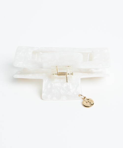 Romansual（ロマンシュアル）の「Romansual/Romansualヘアクリップ（バレッタ/ヘアクリップ・レディース・ホワイト/ブラック・FREE）」の7枚目の写真