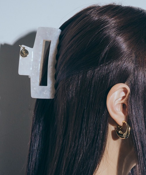 Romansual（ロマンシュアル）の「Romansual/Romansualヘアクリップ（バレッタ/ヘアクリップ・レディース・ホワイト/ブラック・FREE）」の11枚目の写真