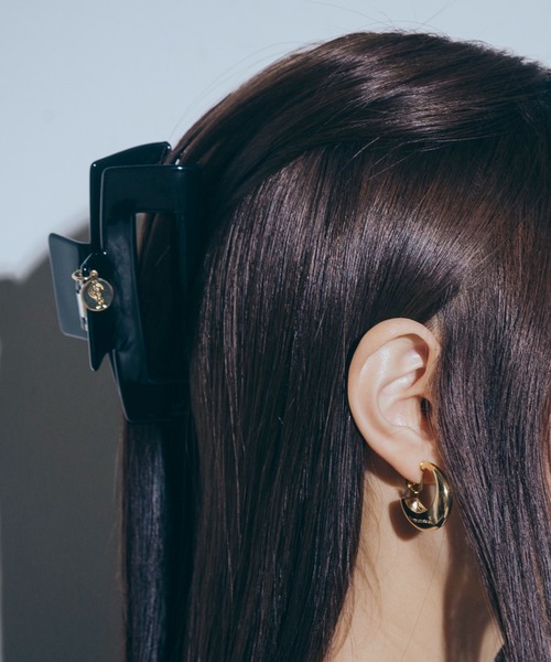 Romansual（ロマンシュアル）の「Romansual/Romansualヘアクリップ（バレッタ/ヘアクリップ・レディース・ホワイト/ブラック・FREE）」の4枚目の写真