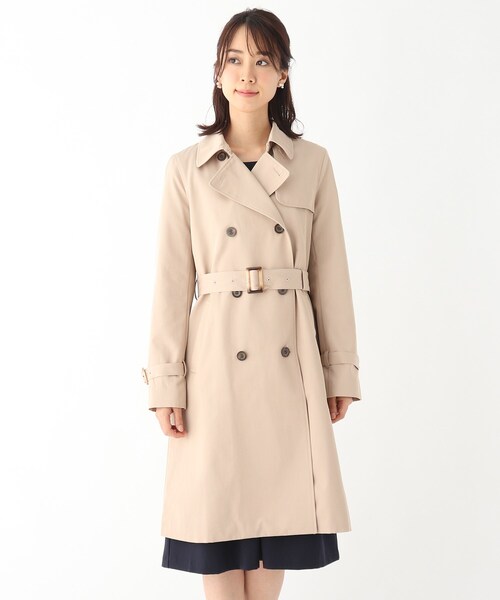 index（インデックス）の「◆Deodra Freshトレンチコート【WEB限定サイズ】（トレンチコート・レディース・ライトグレー/ネイビー/ベージュ系8/ベージュ・42/40/38/36）」の18枚目の写真