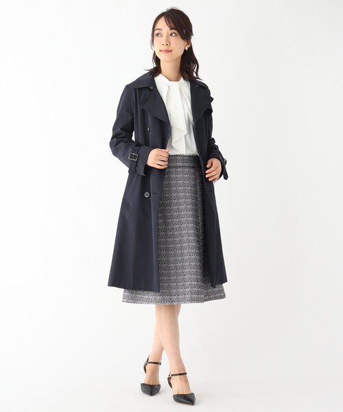 index（インデックス）の「◆Deodra Freshトレンチコート【WEB限定サイズ】（トレンチコート・レディース・ライトグレー/ネイビー/ベージュ系8/ベージュ・42/40/38/36）」の15枚目の写真
