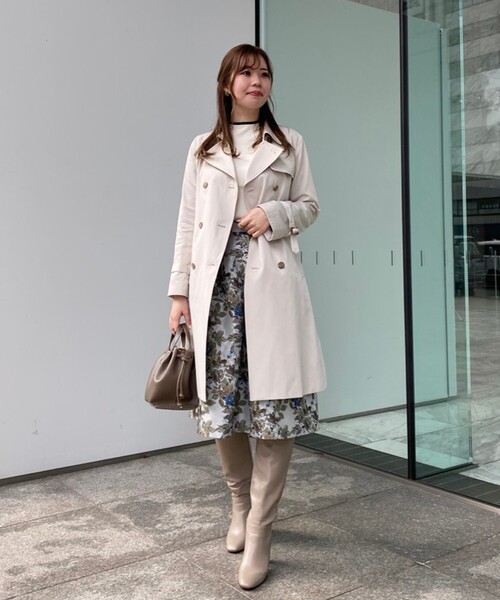 index トレンチコート ベージュ index｜《XS-3Lsize》通勤・セレモニー