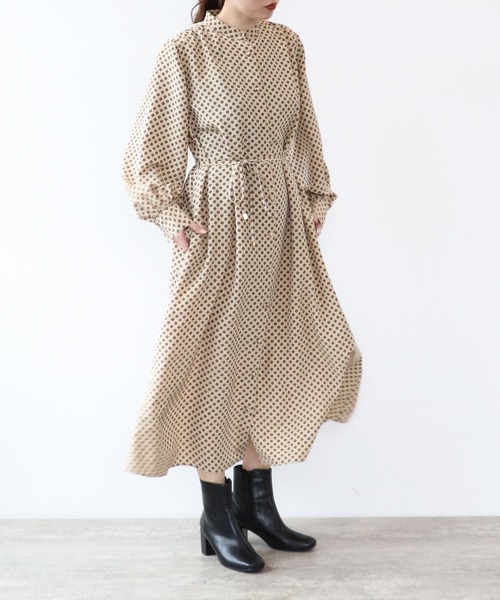 カタログ 購入 セール レトロ小紋シャツワンピース シャツワンピース Tite In The Store ティテ インザ ストア のファッション 驚きの価格 Arenatheatre Net