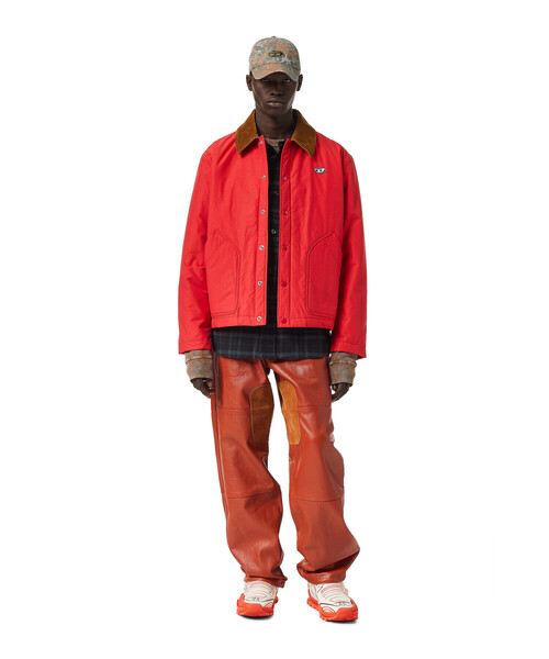 DIESEL（ディーゼル）の「メンズ ジャケット コーチジャケット サステナブル（ブルゾン・メンズ・レッド/ホワイト系その他・LARGE/XX-LARGE/MEDIUM/X-LARGE/SMALL/X-SMALL）」の16枚目の写真