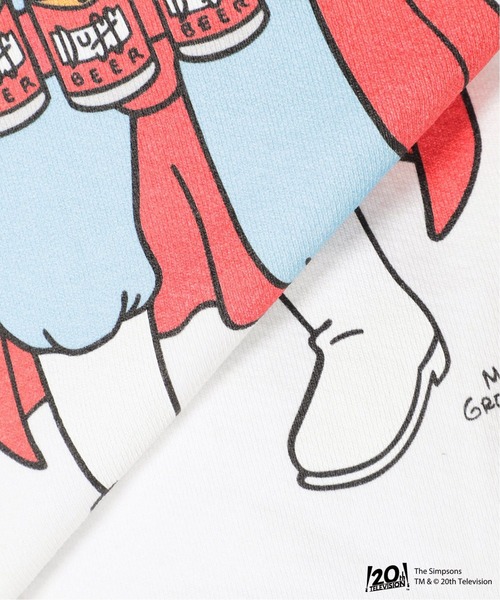 The Simpsons（ザ・シンプソンズ）の「【THE SIMPSONS / シンプソンズ】14oz オーバーサイズ スウェット（スウェット・メンズ・ホワイト/ブラック/グレー/グレー系その他・MEDIUM/LARGE/X-LARGE）」の10枚目の写真