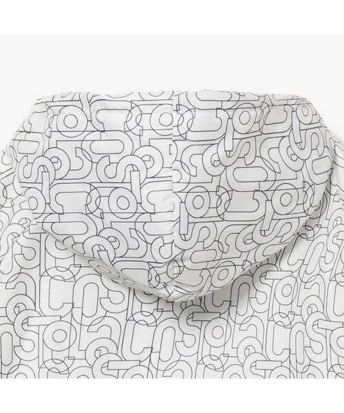 LACOSTE L!VE（ラコステライブ）の「LACOSTE L!VE モノグラムテキスタイルトラックジャケット（ブルゾン・レディース・ホワイト・38/36/34）」の5枚目の写真