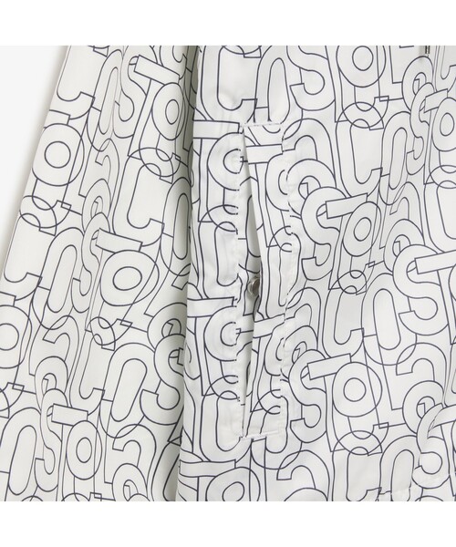 LACOSTE L!VE（ラコステライブ）の「LACOSTE L!VE モノグラムテキスタイルトラックジャケット（ブルゾン・レディース・ホワイト・38/36/34）」の10枚目の写真